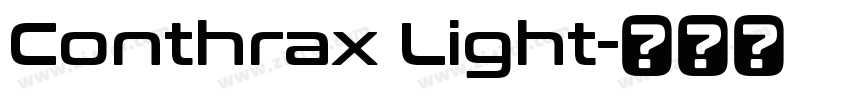 Conthrax Light字体转换 Conthrax Light字体转换